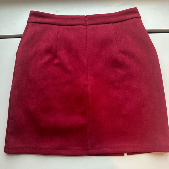 Mini skirt BUNDLE ✨ red suede with lace detailing and green corduroy - Picture 7 of 7